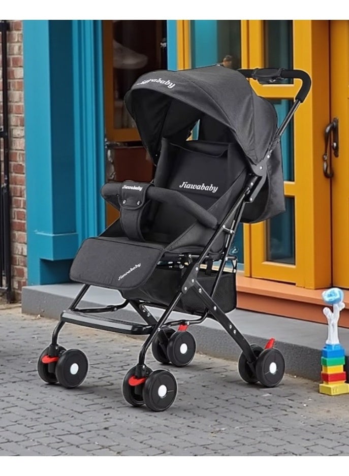 Baby Stroller Lightweight Travel Pushchair Compact & Easy Carry  Portable Foldable Baby Stroller - Image 2